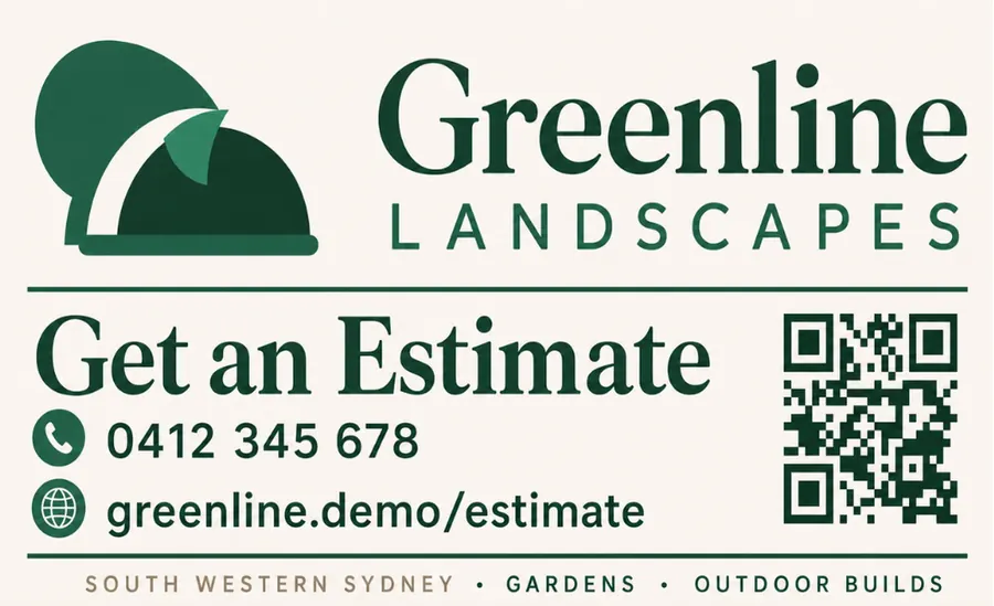 Greenline Landscapes business card back