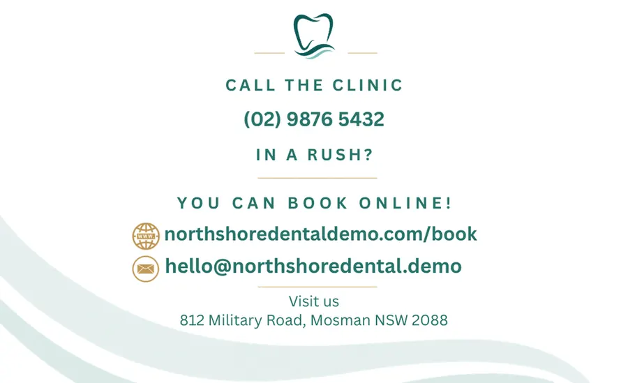 Northshore Dental Care business card back