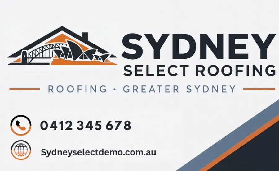 Sydney Select Roofing business card front